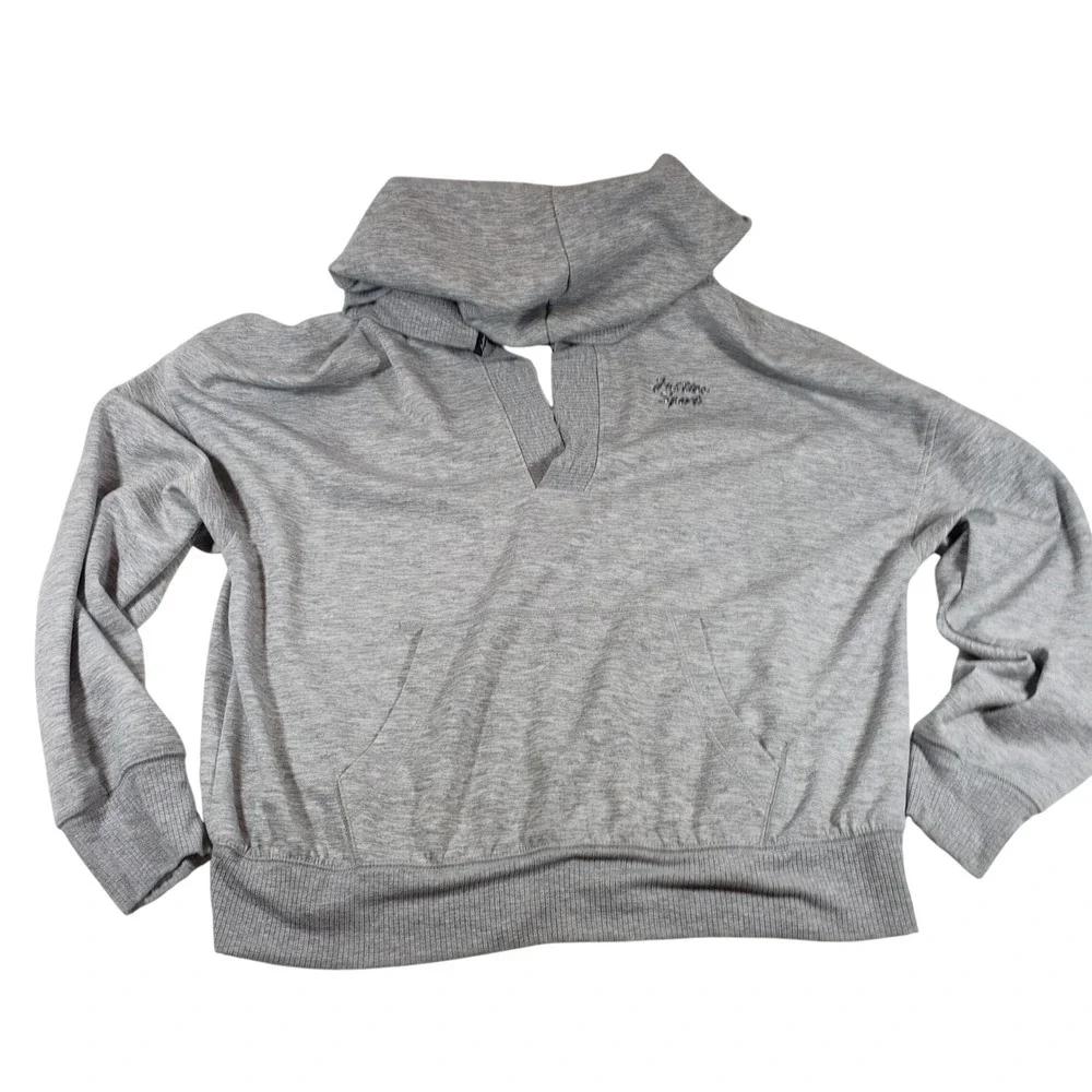Justice‎ Sport Gray Hoodie Sweatshirt Pullover Activewear Girls XL (16/18)